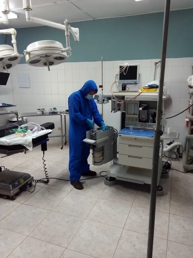 Trabajo realizado por STIC — Equipos Médicos (Máquinas de anestesia)